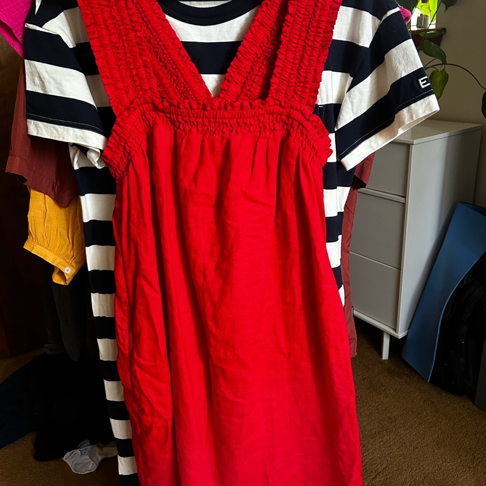 Everlane Red Casual Dress